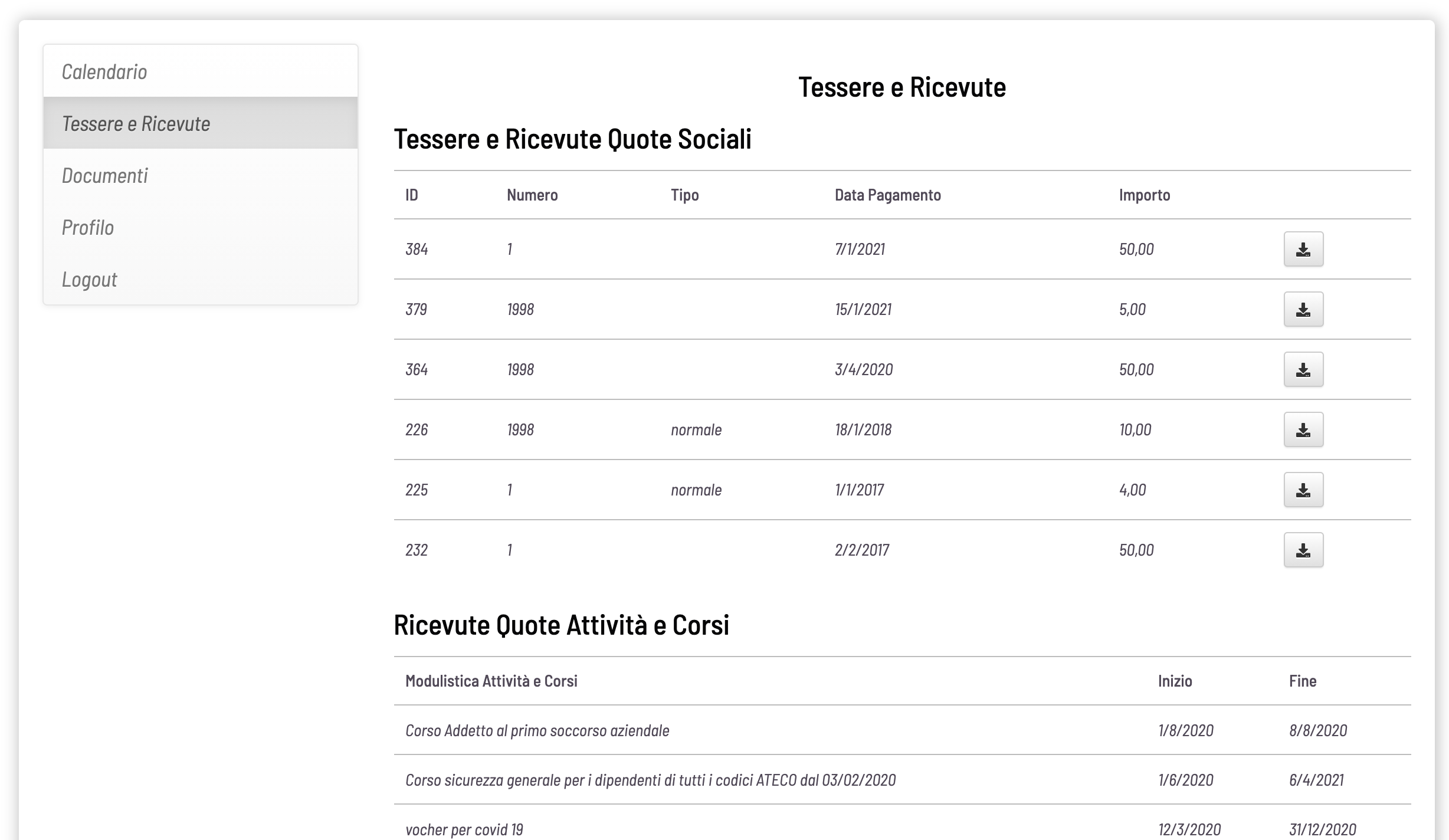 Software Gestionale Associazioni